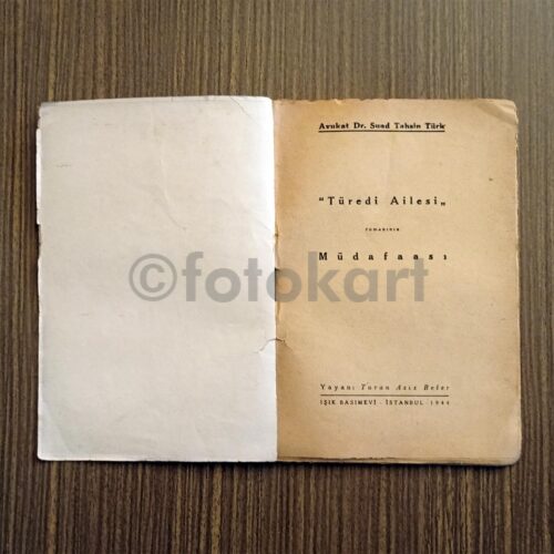 Türedi Ailesi Müdafaası - Dr. Suad Tahsin Türk - Görsel 2