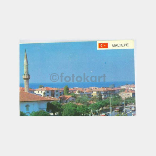 1970 Kartal Maltepe Görünüş Kartpostal
