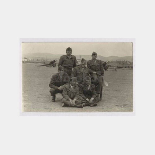 1952 Balıkesir Topçu Alayı 2 Adet Fotoğraf - Görsel 2