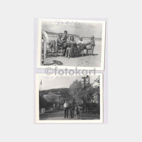 1950 Şile Belediye Plajı ve Kale Fotoğraf