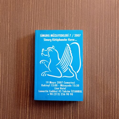 Simurg Müzayedeleri Katalog, Temmuz 2007