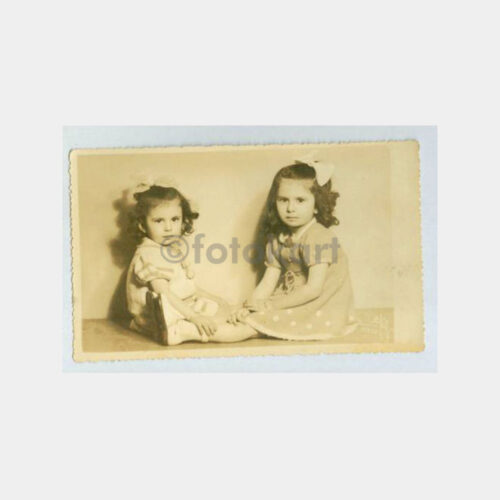1942 Foto M. Asım Pangaltı - Kız Çocuklar Fotoğraf