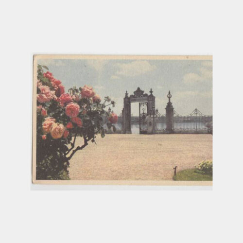 1959 Dolmabahçe Sarayı Kapısı Görünüş Kartpostal