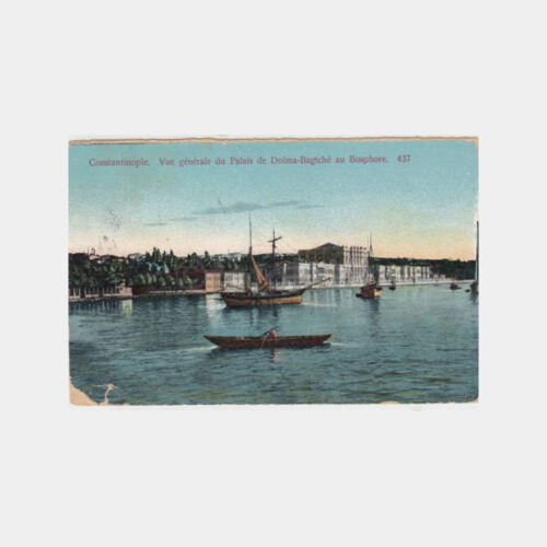 1923 Dolmabahçe Camii Görünüş Nadir Kartpostal