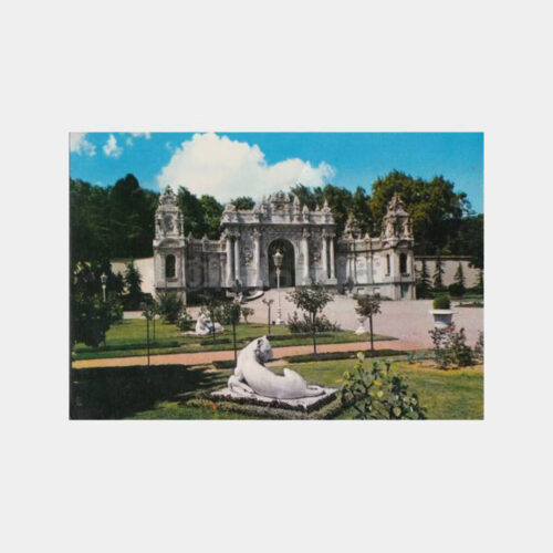 1967 Dolmabahçe Saray Kapısı Görünüş Kartpostal