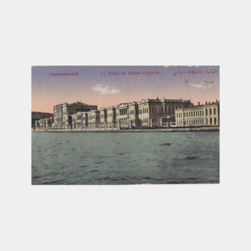 1918 Dolmabahçe Sarayı Görünüş Kartpostal