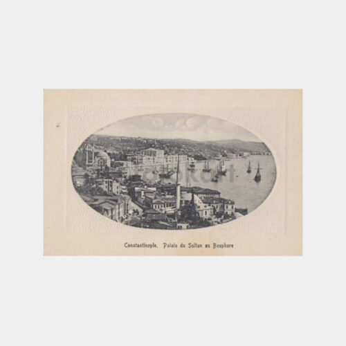 1920 İstanbul Dolmabahçe Oval Görünüş Kartpostal