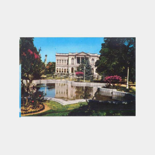 Dolmabahçe Sarayı Havuzu Görünüş Kartpostal
