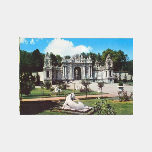 Dolmabahçe Sarayı Kapısı Görünüş Kartpostal