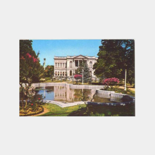 Dolmabahçe Sarayı Bahçesi Görünüş Kartpostal