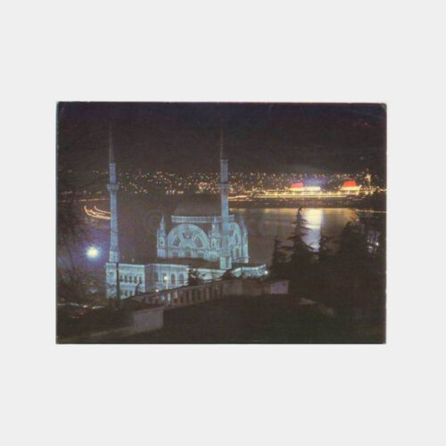 Dolmabahçe Camii Gece Görünüşü Kartpostal