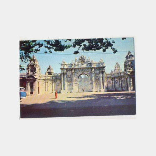 Dolmabahçe Sarayı Kapısı Görünüş Kartpostal
