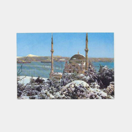 Dolmabahçe'de Kış Görünüş Kartpostal