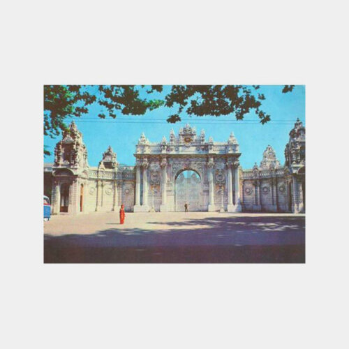 Dolmabahçe Saray Kapısı Görünüş Kartpostal