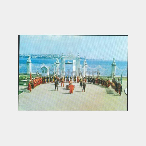Mehteran Bölüğü Dolmabahçe'de Görünüş Kartpostal