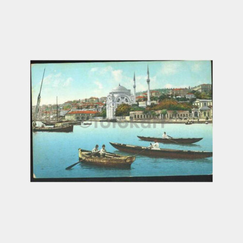 1910 Dolmabahçe Camii Görünüş Kartpostal