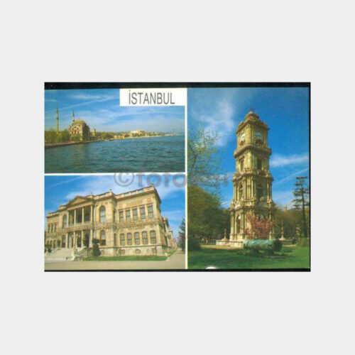 1975 İstanbul Dolmabahçe Görünüş Kartpostal