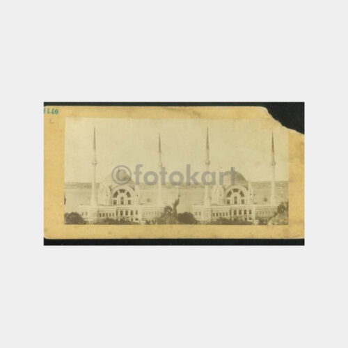 1900 Dolmabahçe Camii Streoskop Fotoğraf