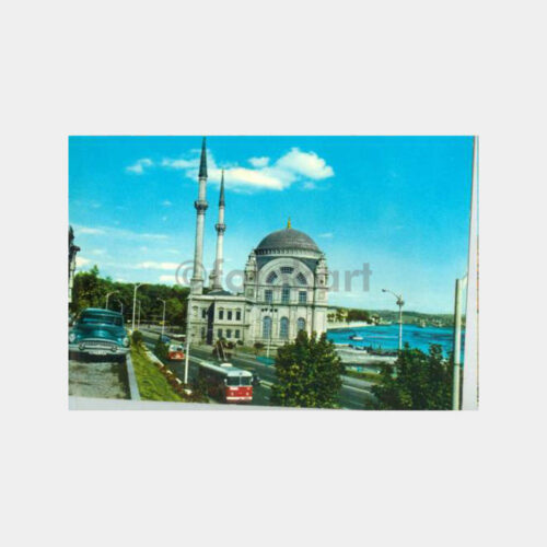 1975 Dolmabahçe - Troleybüs Görünüş Kartpostal