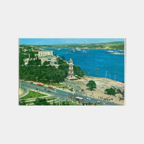 1968 Bogaziçi Dolmabahçe Görünüş Kartpostal