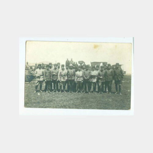 1921 Kağıthane Dekovil Hattı Askeri Grup Fotoğraf