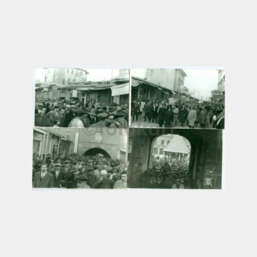 1962 Diyarbakır Cenaze Töreni 5 Adet Fotoğraf - Görsel 2