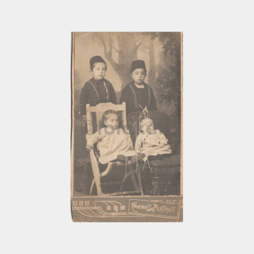 1900 Çocuklar Konulu Kabinet Fotoğraf