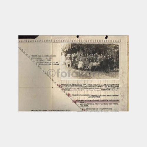 1929 Zooloji Kongresi - Ali Vehbi Konulu Fotoğraf