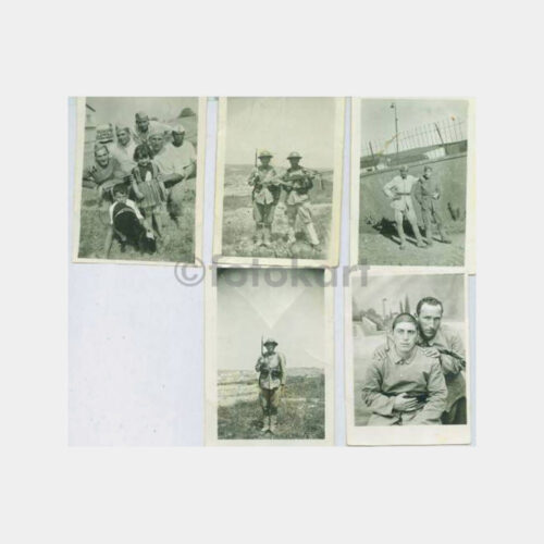 1941 Ermeni Azınlık Asker Grup 5 Adet Fotoğraf