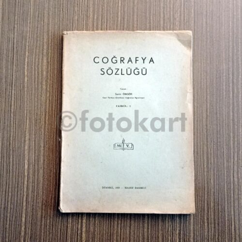 Coğrafya Sözlüğü, Sami Öngör