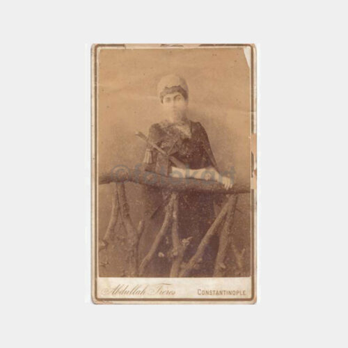 1900 Abdullah Freres -Kadın Konulu- Kabinet Fotoğraf