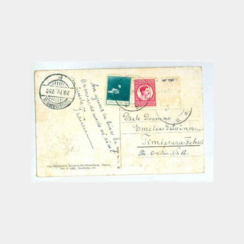 1932 Tuna Nehri Orşova Adakale Konulu Kartpostal