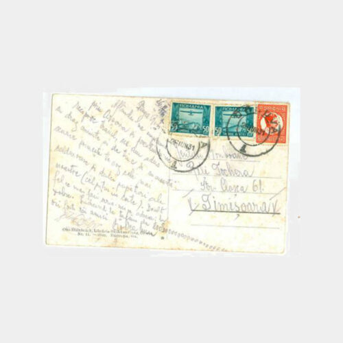 1931 Tuna Nehri Orşova Adakale Konulu Kartpostal