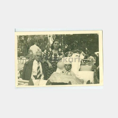 1950 Sünnet Çocuğu ve Ailesi Fotoğraf