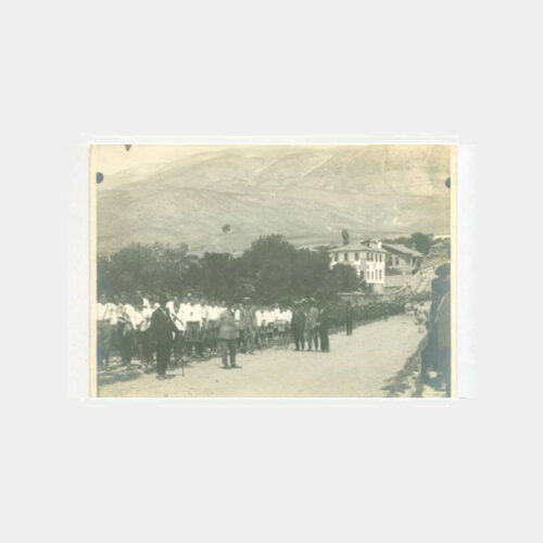 1928 Anadolu Okul Tören Geçişi 3 Adet Fotoğraf - Görsel 3