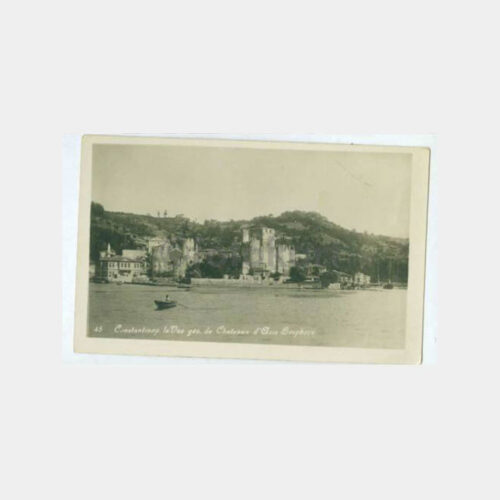 1930 Boğaziçi Anadoluhisarı Görünüş Kartpostal