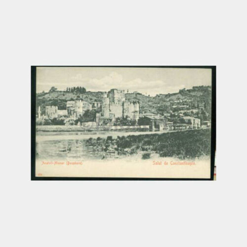 1910 Boğaziçi Anadoluhisarı Görünüş Kartpostal