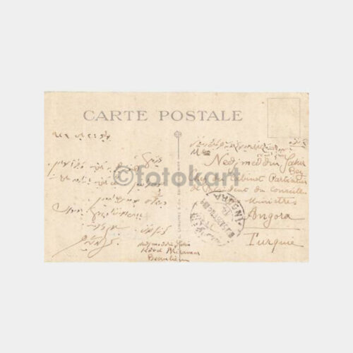 1926 Ankara TBMM Necmeddin Sahir Bey Kartı - Görsel 2