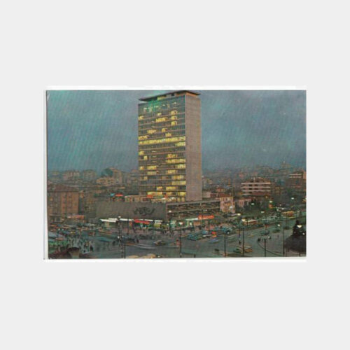 1978 Ankara Kızılay Gece Görünüş Kartpostal
