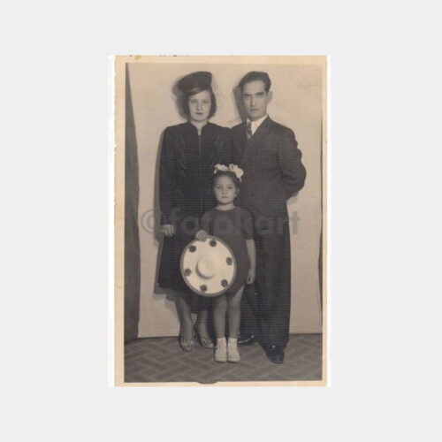 1940 Ankara Foto Rekor Damgalı Stüdyo Fotoğraf