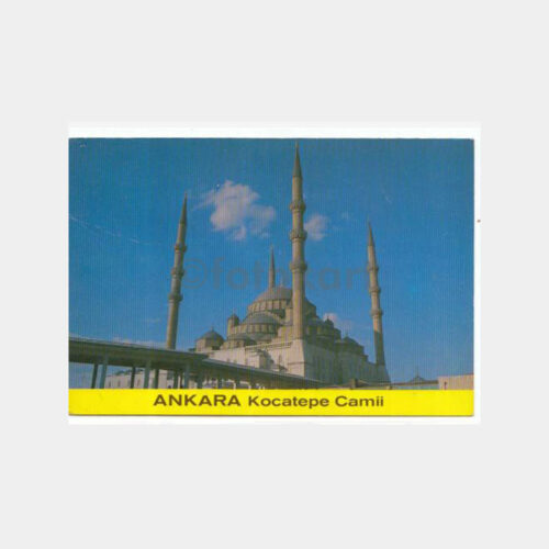 1978 Ankara Kocatepe Camii Görünüş Kartpostal