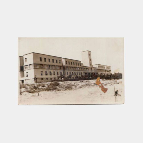 1933 Ankara Harbiye Mektebi Görünüş Kartpostal