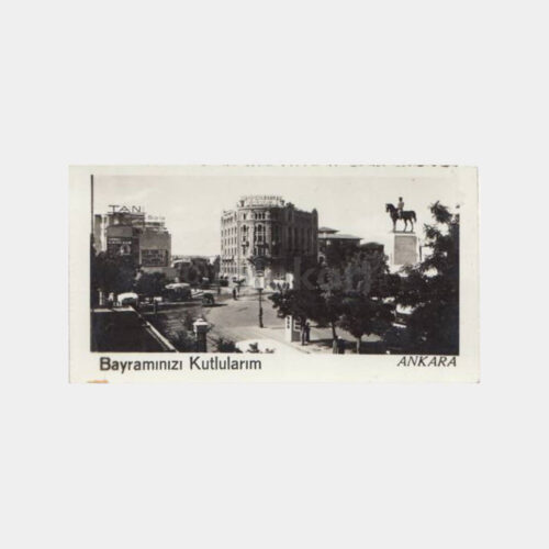 1940 Ankara Ulus Resimli Tebrik Fotoğraf
