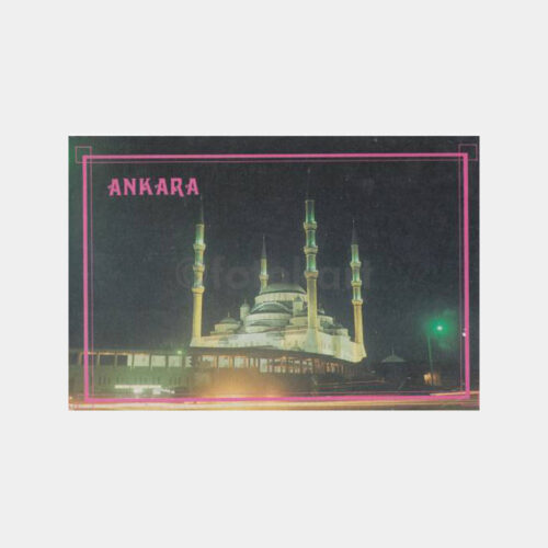1978 Ankara Kocatepe Camii Görünüş Kartpostal