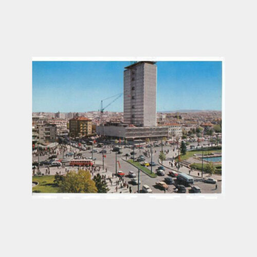 1975 Ankara Kızılay Görünüş Kartpostal