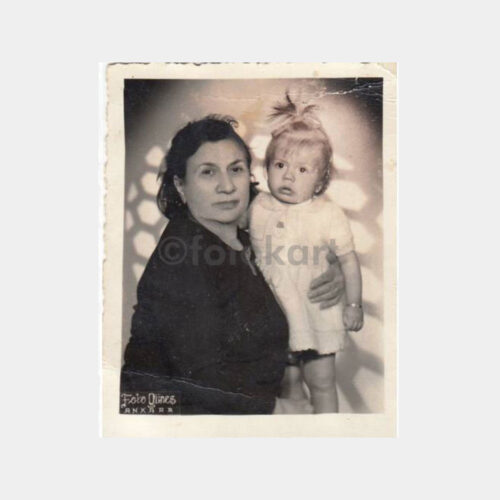 1960 Ankara -Foto Güneş- Kadın Çocuk Konulu Fotoğraf