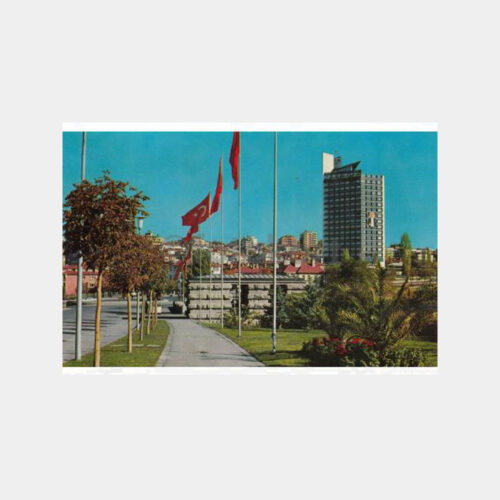 1974 Büyük Ankara Oteli Görünüş Kartpostal