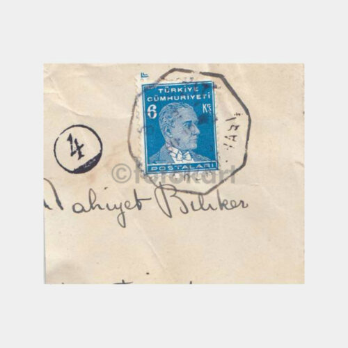 1940 Şehzadebaşı Posta Damgalı -Antakya Varış- Fragmanı