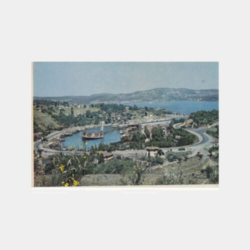 1975 Denizcilik Bankası Kartpostal - İstinye Koyu Vapur