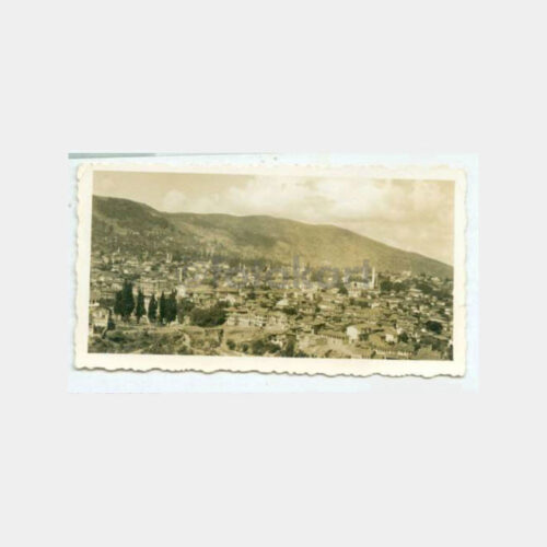 1930 Bursa Genel Görünüş Tebrik Fotoğraf